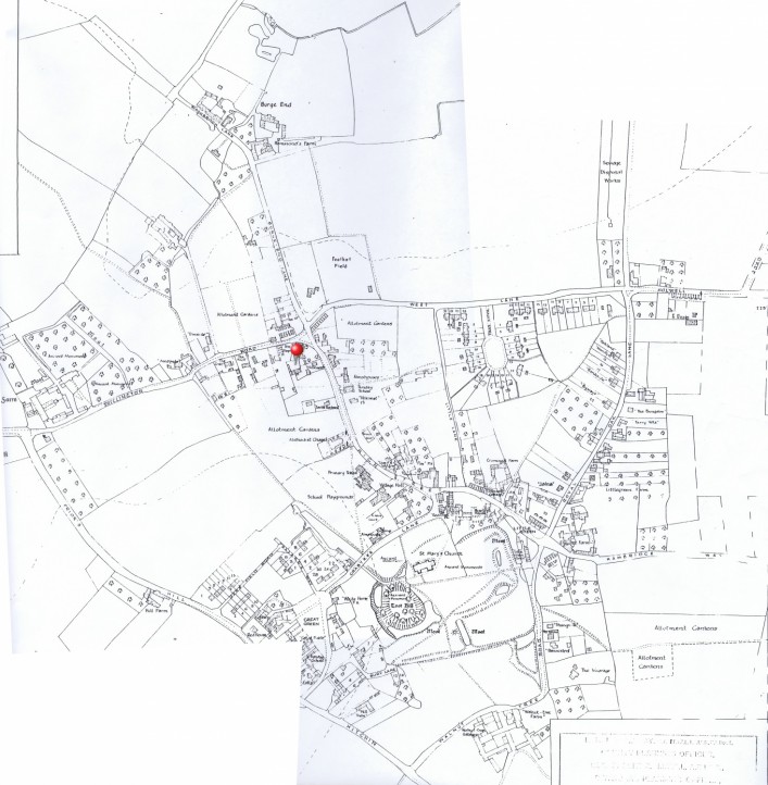 1950 Parish Council map