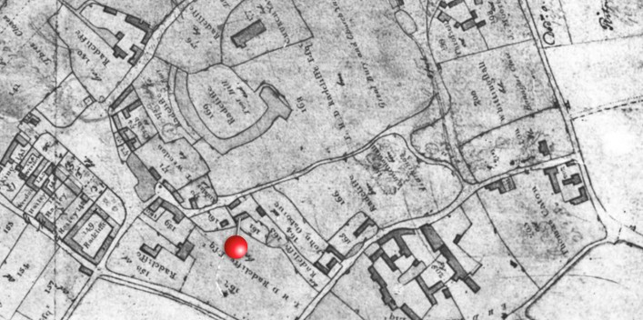 1811 Pre enclosure plan made by the surveyors before the "great land swop" at enclosure