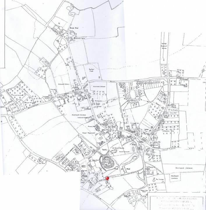 1950 Parish Council map