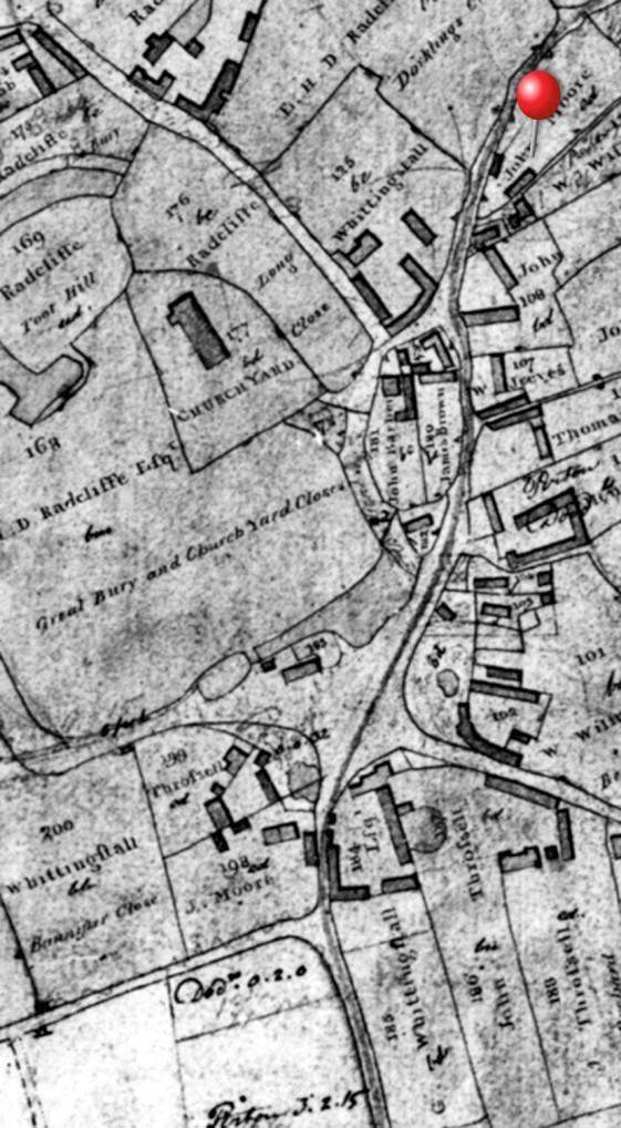 1811 Pre enclosure plan made by the surveyors before the "great land swop" at enclosure