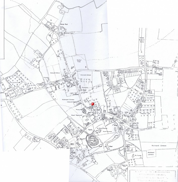 1950 Parish Council map