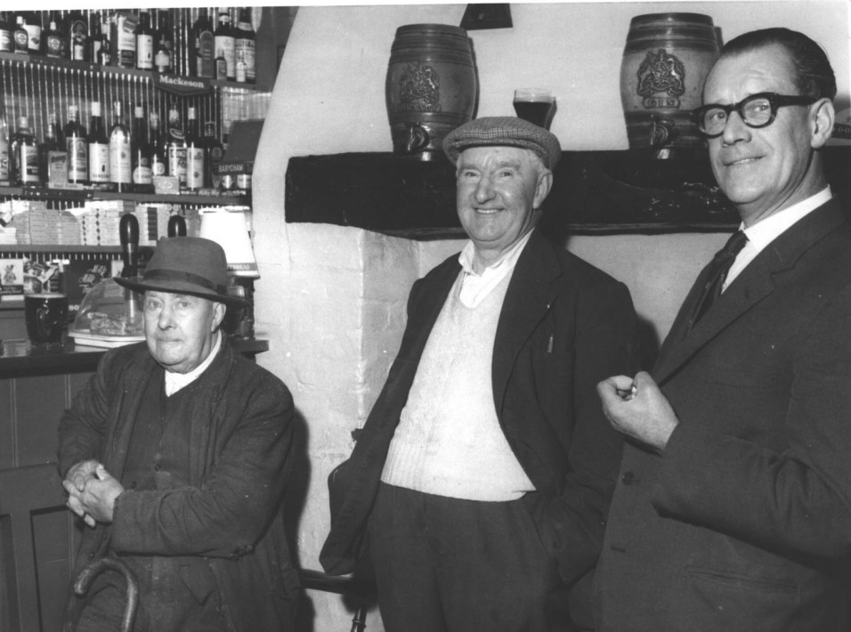 1977 Bob Males and Arthur Cooper "Fox regulars" on May's last day.