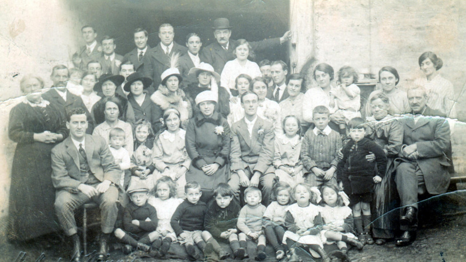 The wedding of May Walker, Hubert's daughter to Harry Cook of Wellbury.