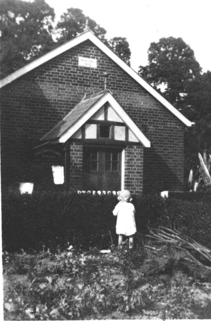 The old Baptist Chapel was damaged and then demolished later.