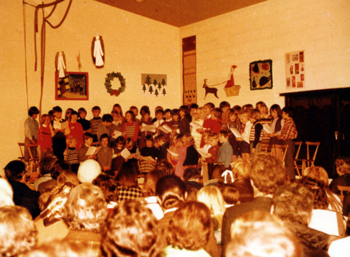 A concert at the old building in High St.