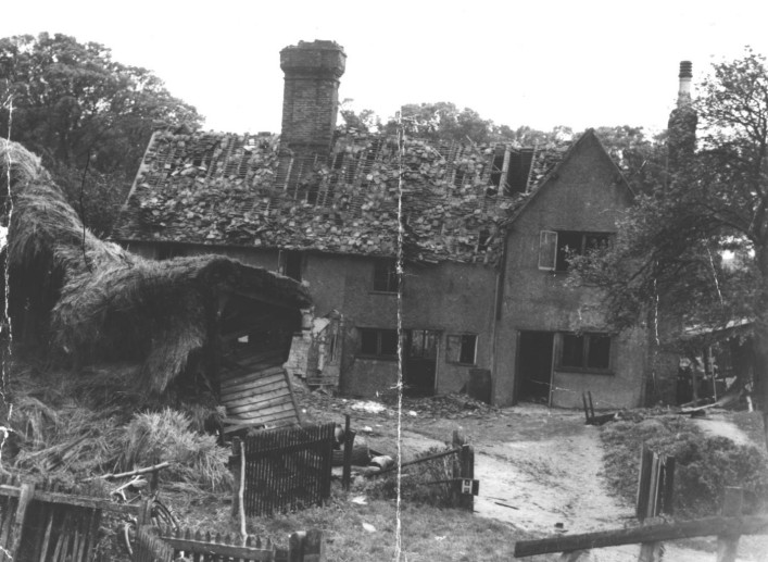 12 and 14 Bury End was damaged by the bomb.